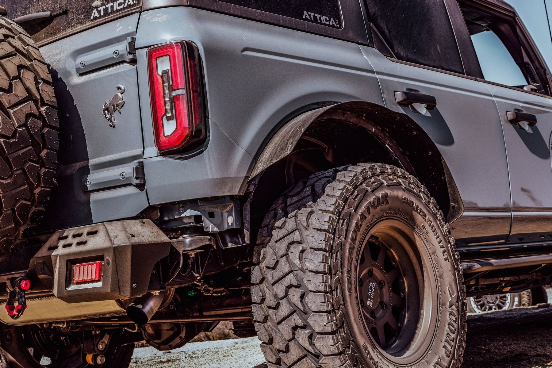 Attica 4x4 Terra Series Rear Fender Flares for 2021-2026 Ford Bronco - Recon Recovery