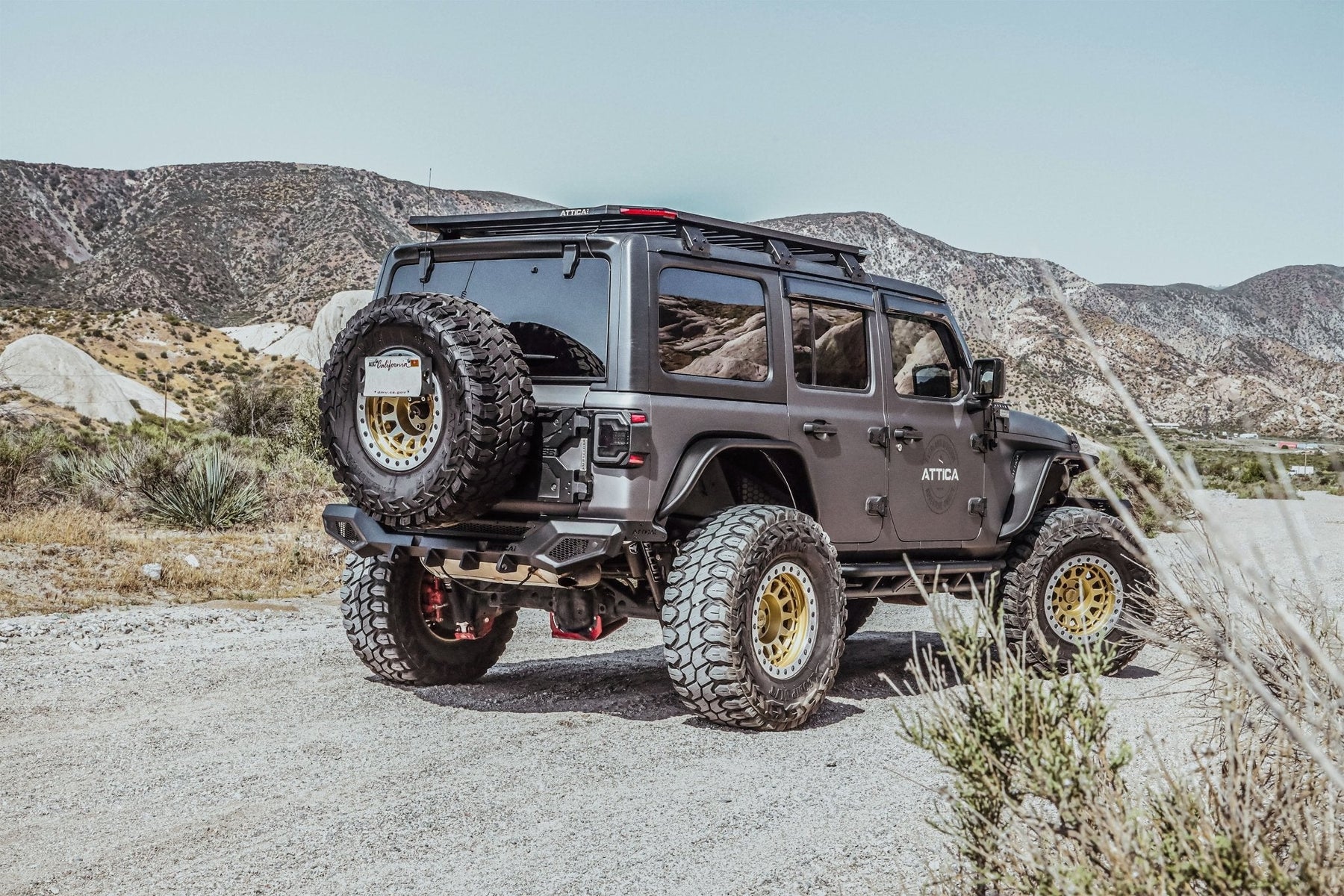 Attica 4x4 Terra Series Rear Fender Flares for 2018-2026 Jeep Wrangler JL - Recon Recovery