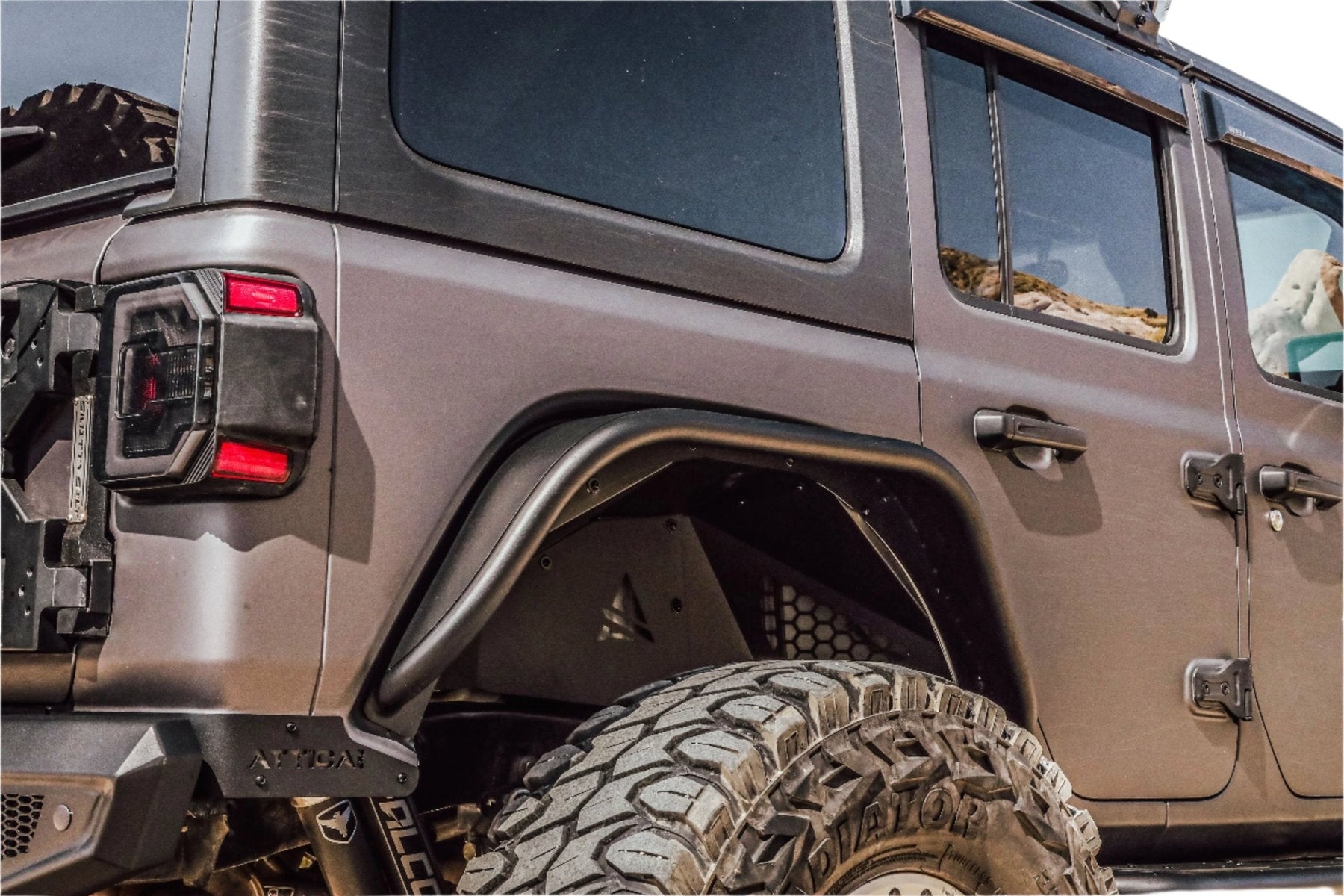 Attica 4x4 Terra Series Rear Fender Flares for 2018-2026 Jeep Wrangler JL - Recon Recovery