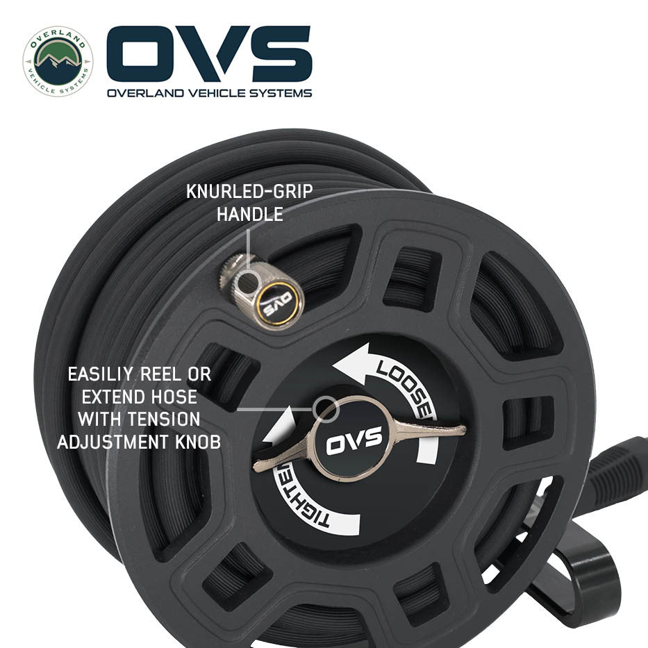 OVS Air Reel Kit (ARK) - 39 Foot Quick Reel Hose with Mounting Bracket