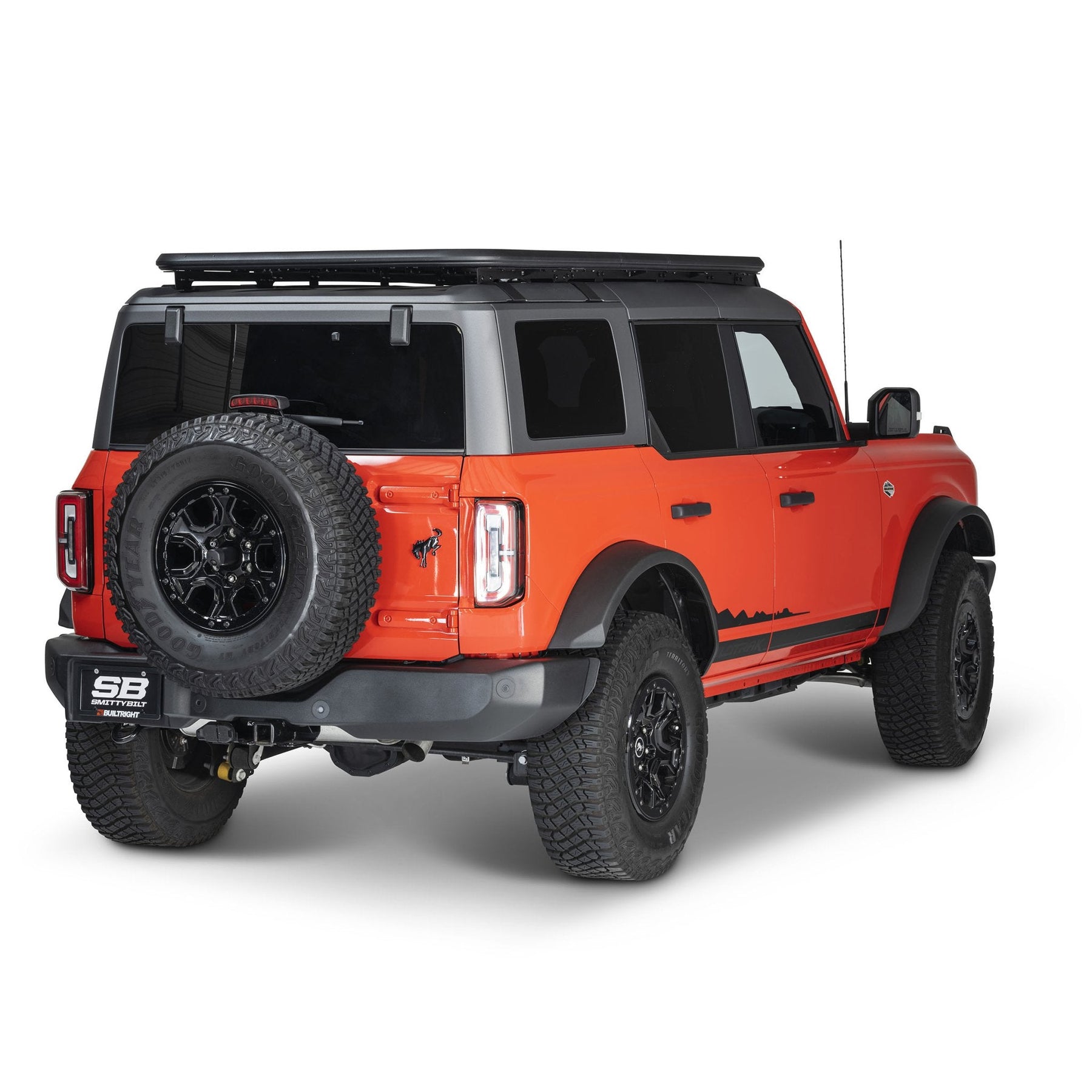 SmittyBilt Defender Series Roof Rack Platform Kit for 2021+ Ford Bronco