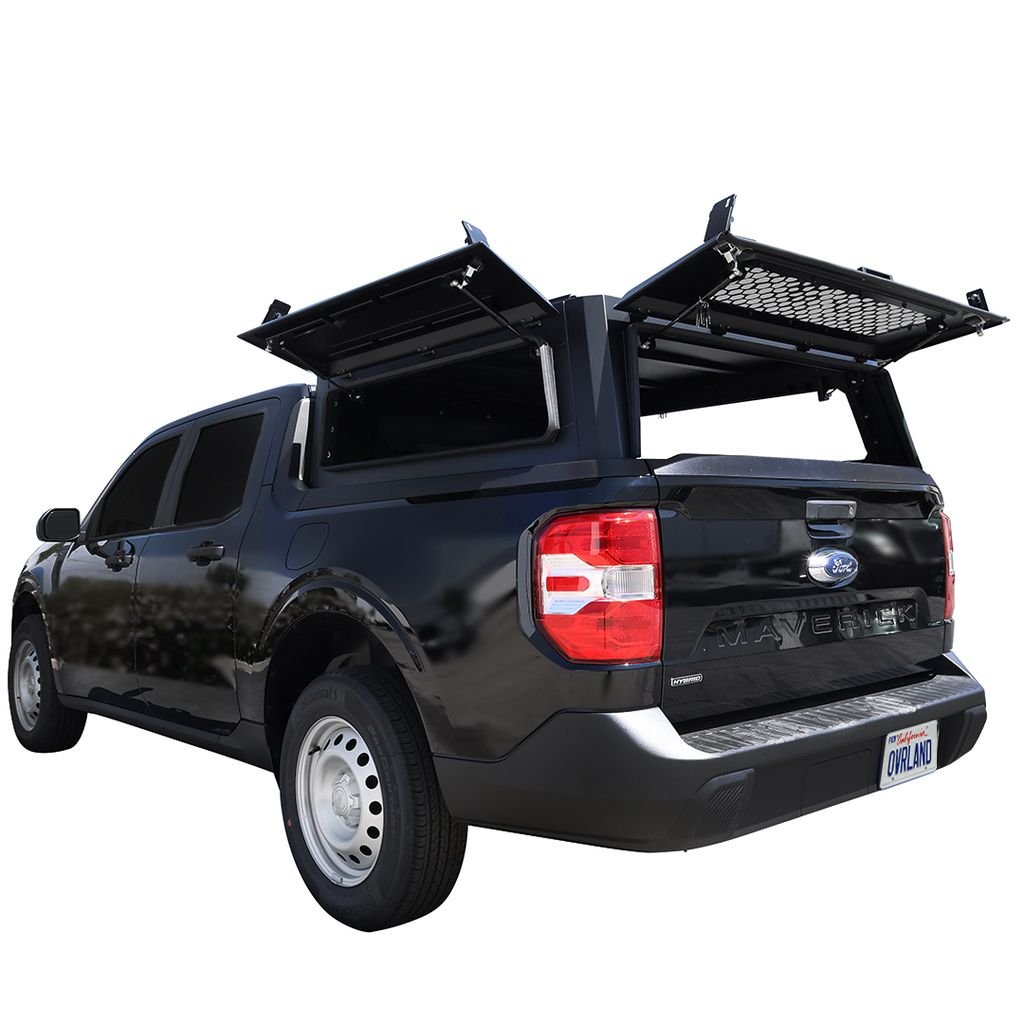 OVS Expedition Stainless Steel Truck Cap with Wing Doors For 2022-2026 Ford Maverick