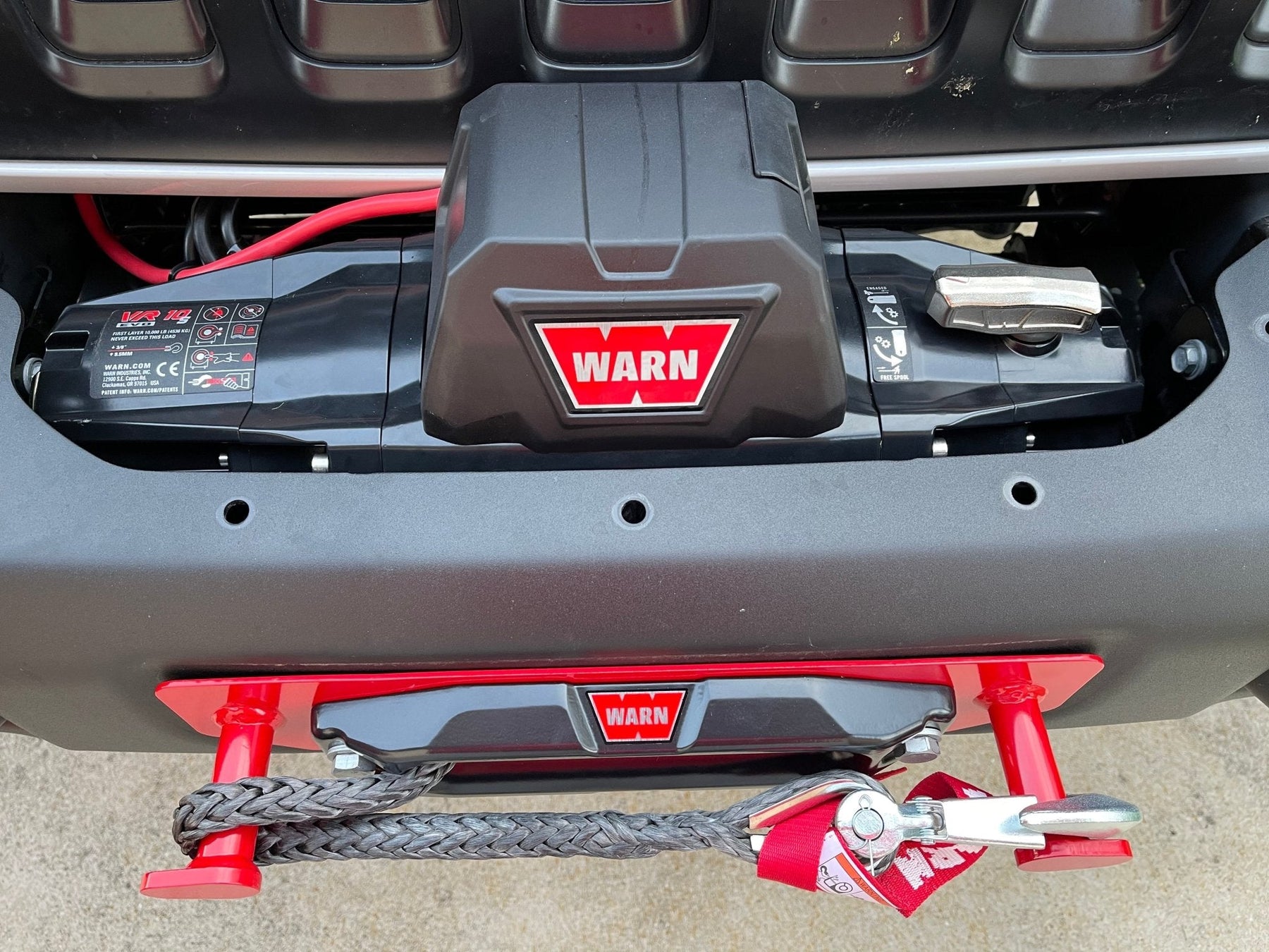 Warn VR EVO 10-S Electric Winch - 10,000 lbs. 90 ft. Synthetic Line - Recon Recovery
