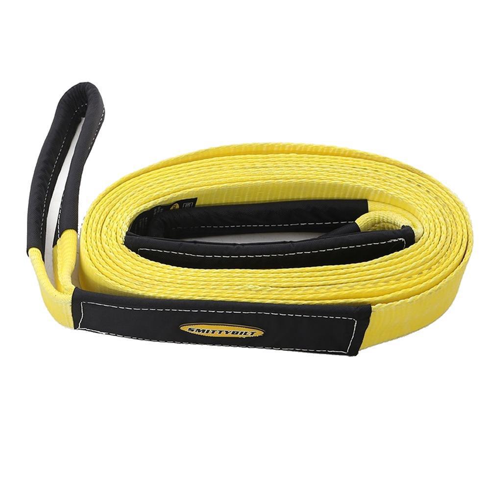 Smittybilt Recovery Tow Strap 2" X 30' - 20,000 Lb. Rating