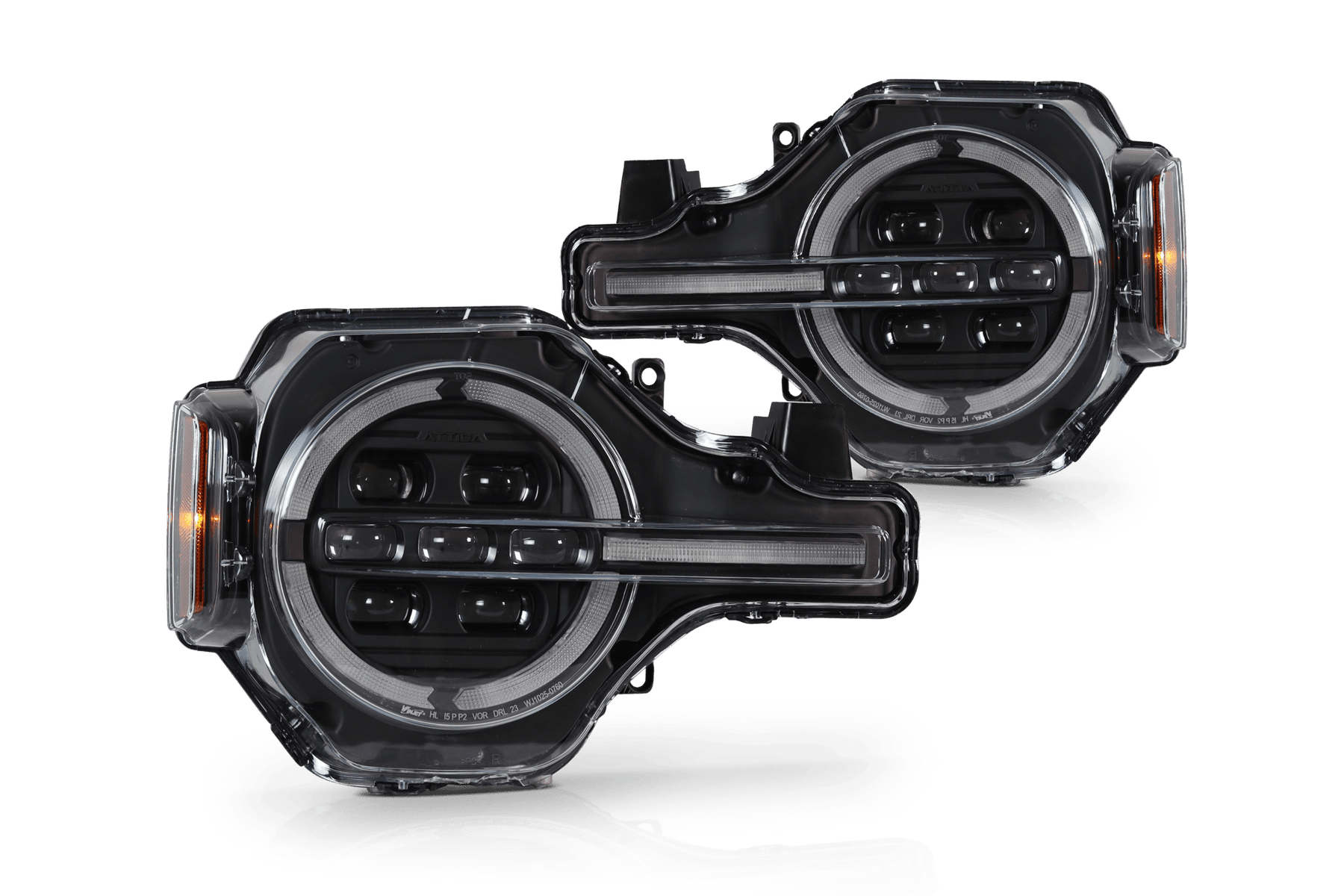 Attica 4x4 Rogue Series LED Replacement Head Lights for 2021-2026 Ford Bronco - Recon Recovery