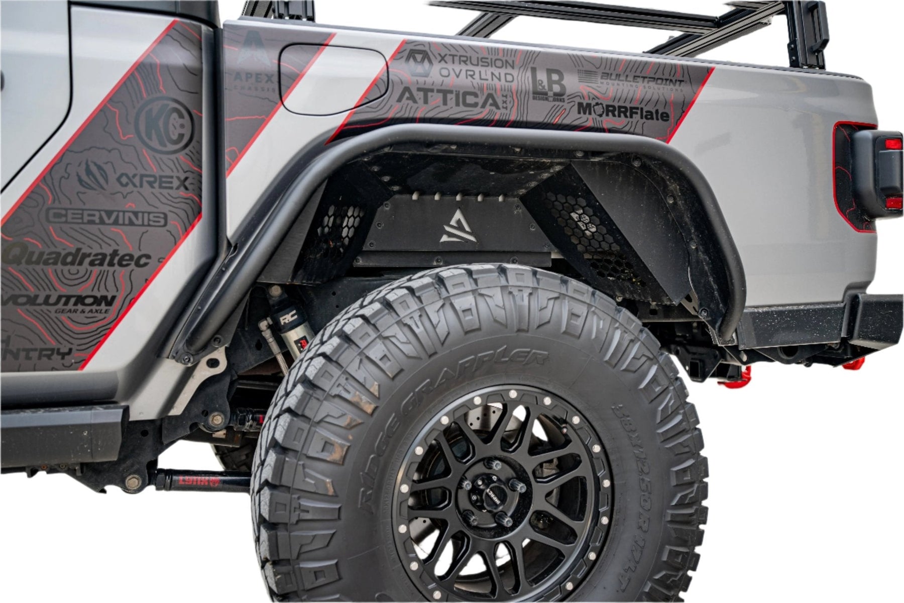 Attica 4x4 Frontier Series Inner Fenders Front & Rear for 2020-2024 Jeep Gladiator JT - Recon Recovery