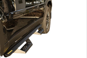 Smittybilt Angular Bolt on Drop Steps for 2024-2026 Toyota Land Cruiser - Textured Black