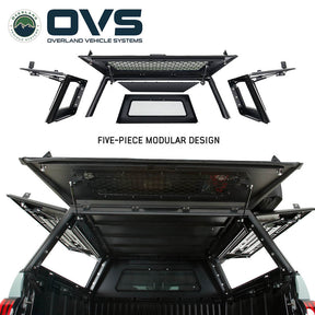 OVS Expedition PRO+ Stainless Steel Truck Cap with Full Windows for 2022-2026 Toyota Tundra