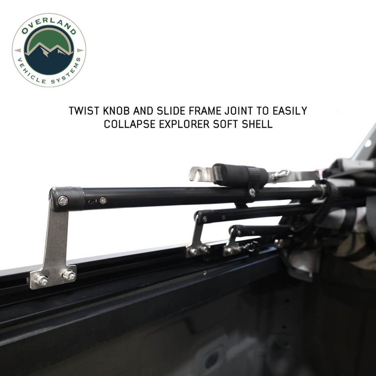 Explorer Soft Shell Foldable Bed Topper 2019-2026 Silverado Sierra 1500 5.8' Bed | OVS Black Diamond