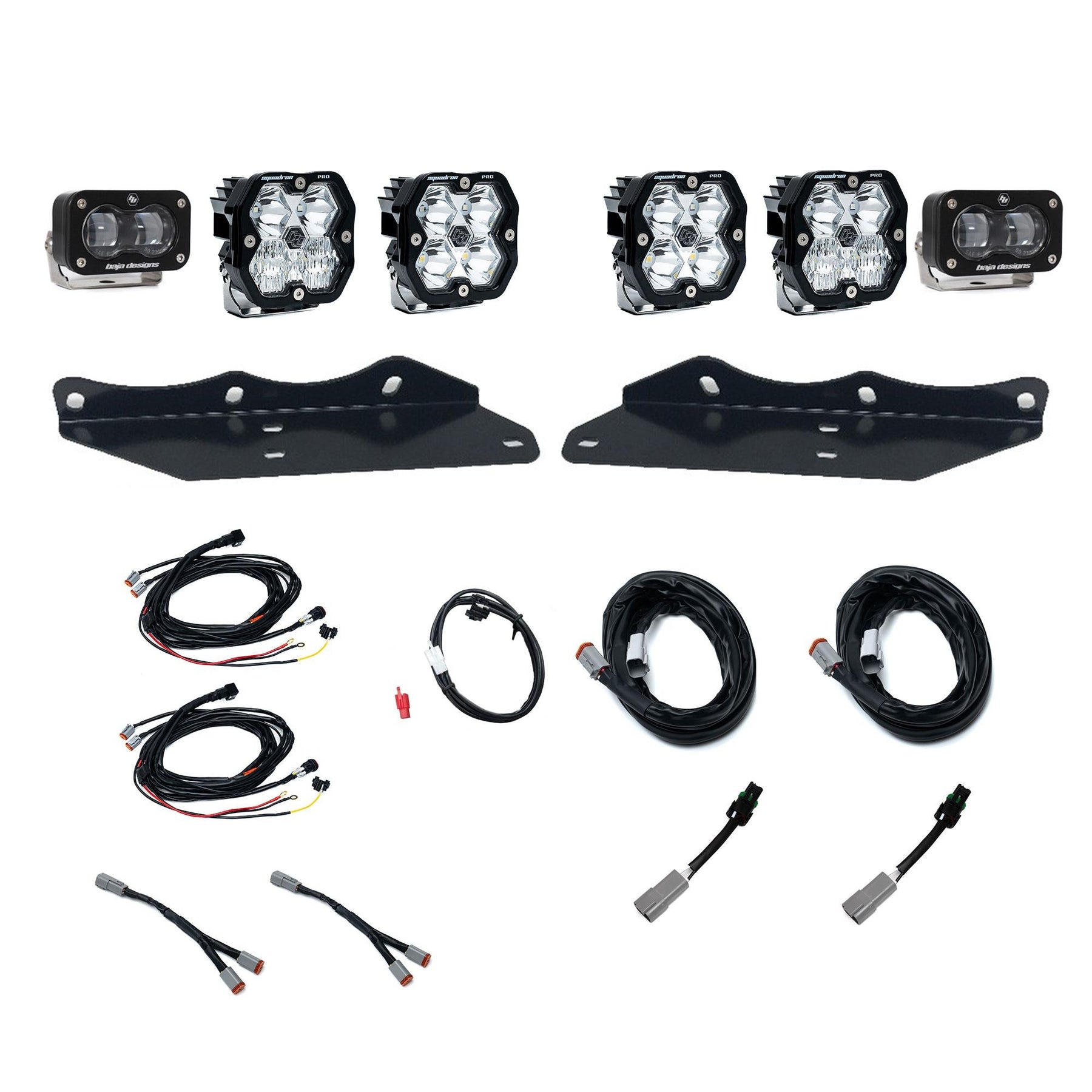 Baja Designs Squadron Pro 2.0 / S2 SAE "Pro" Fog Pocket Light Kit - 2017-2020 Ford F-150 Raptor (Clear)