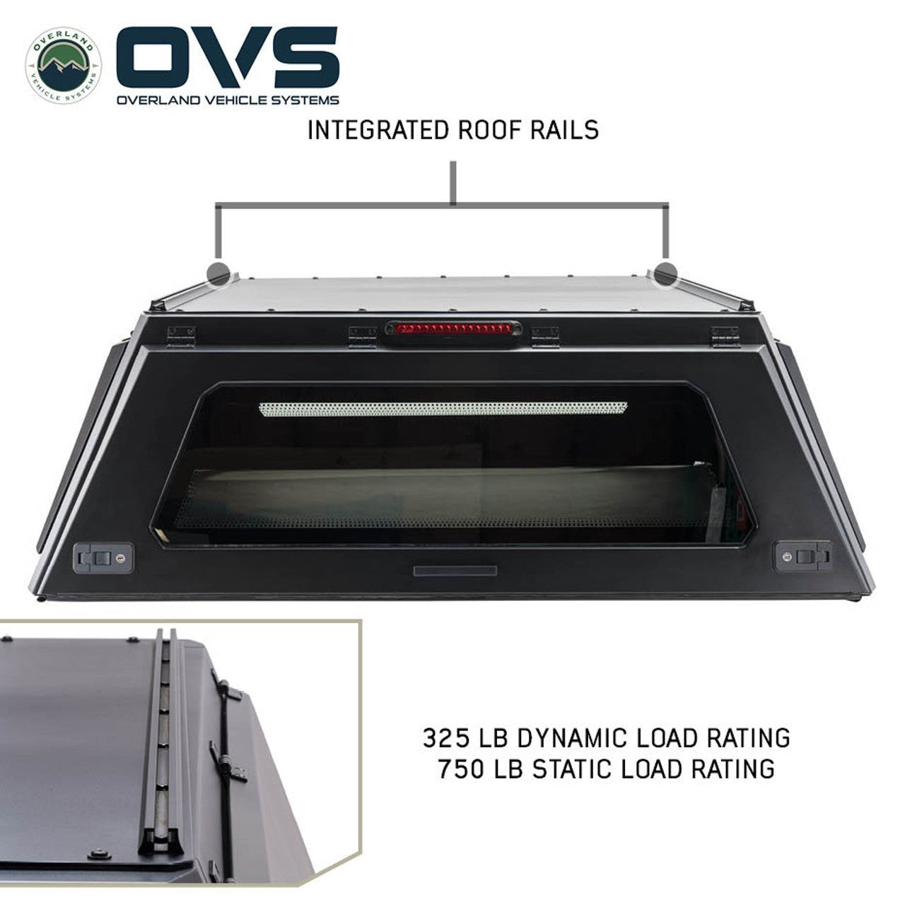 OVS Expedition Stainless Steel Truck Cap – Full Wing Doors for 2024–2026 Tacoma 6ft Bed