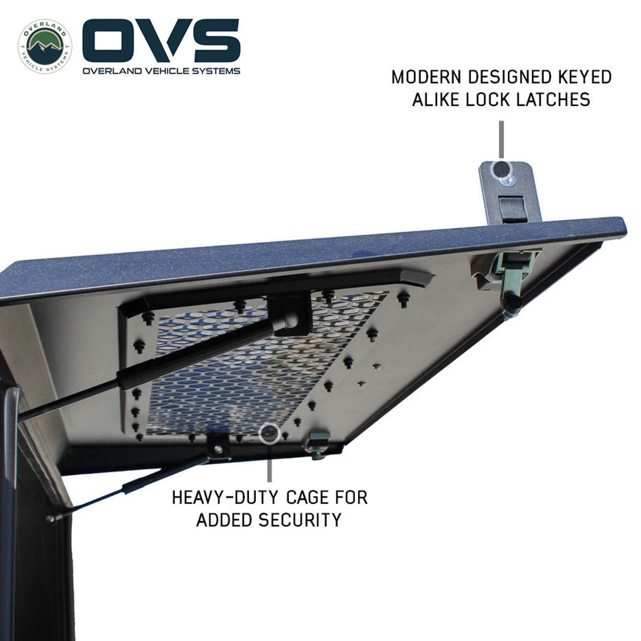 OVS Expedition Stainless Steel Truck Cap – Full Wing Doors for 2024–2026 Tacoma 6ft Bed