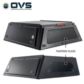OVS Expedition Stainless Steel Truck Cap – Full Wing Doors for 2024–2026 Tacoma 6ft Bed