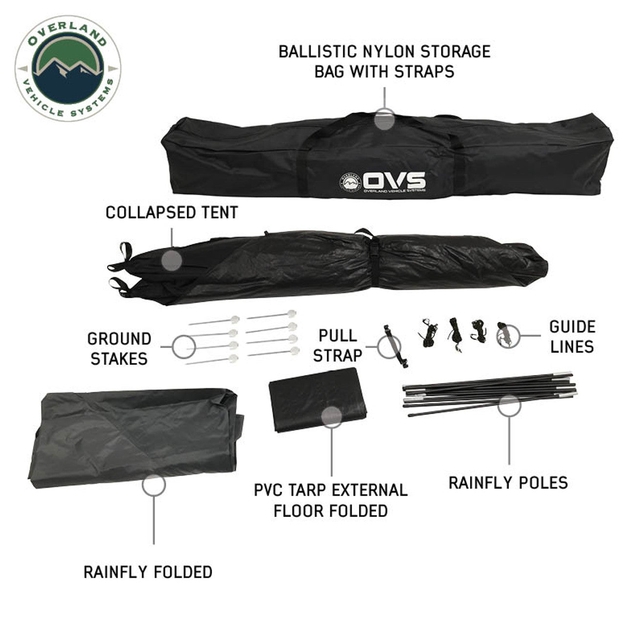 OVS Hub 4XL Ground Tent | Base Camp Tent – Quick Setup, 4-Season Shelter