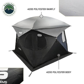 OVS Hub 4XL Ground Tent | Base Camp Tent – Quick Setup, 4-Season Shelter