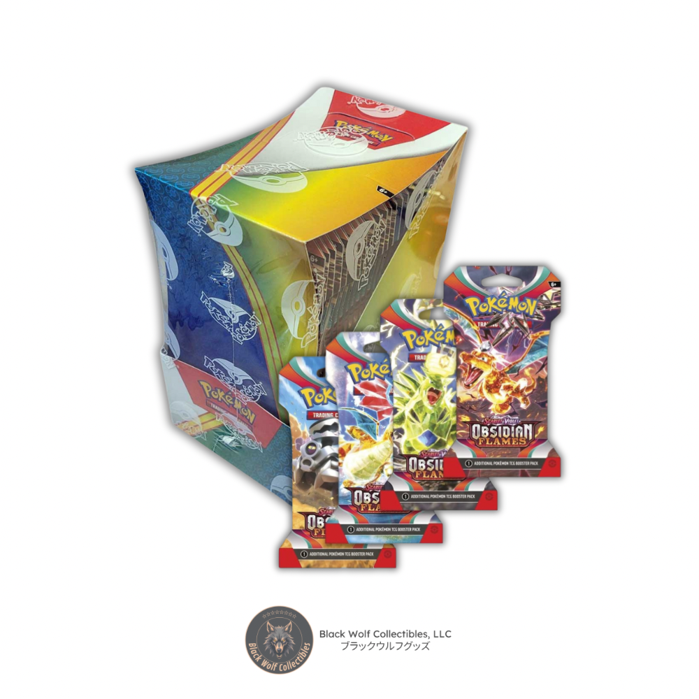 Obsidian Flames: Sleeved Booster Pack (24ct Display)