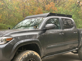Low Profile Bolt On Premium Roof Rack With Light Guard For 2005-2023 Toyota Tacoma