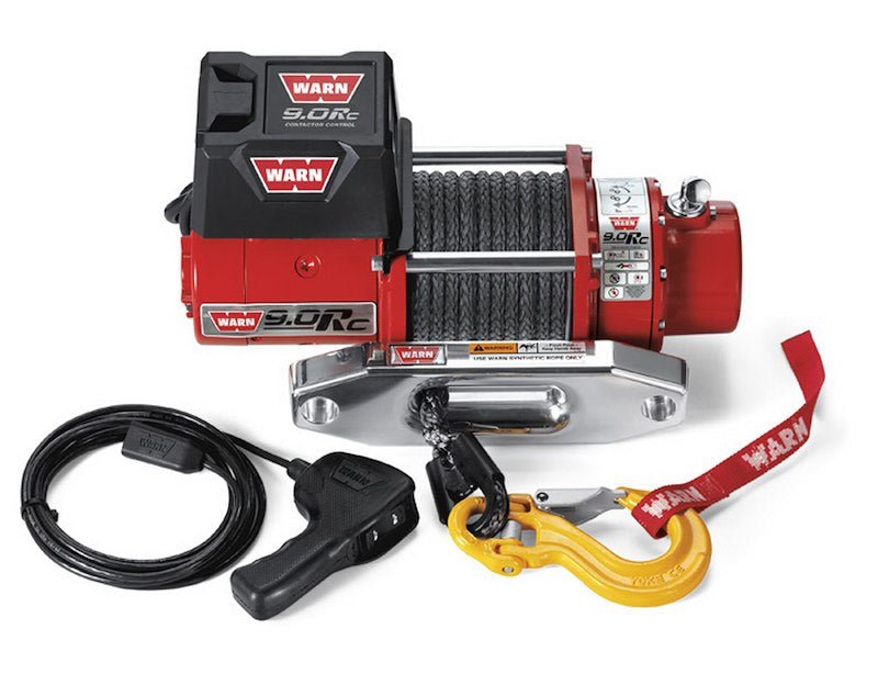 WARN 9.0Rc Winch – 9,000 lb Rock Crawling Synthetic Rope | Compact 54 lb