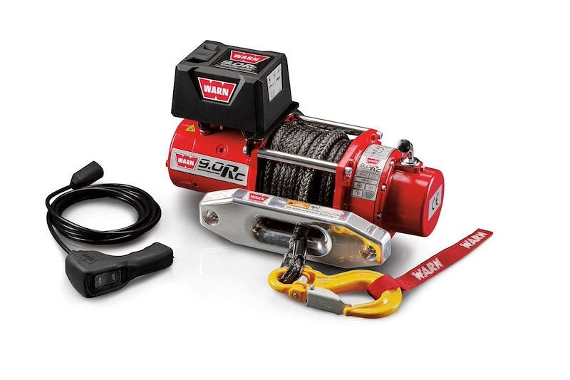 WARN 9.0Rc Winch – 9,000 lb Rock Crawling Synthetic Rope | Compact 54 lb