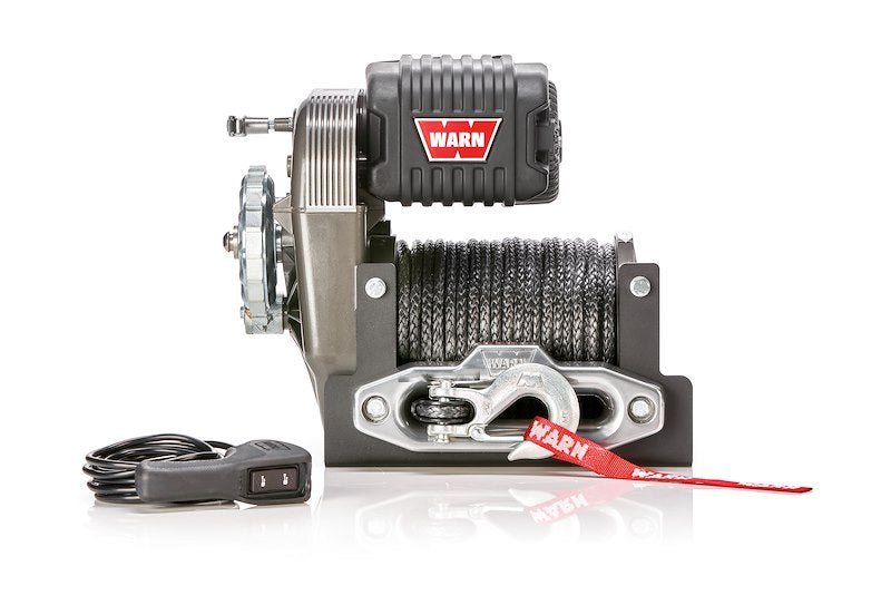 WARN M8274-S Winch | 10,000 lb Upright Icon with 150ft Synthetic Rope & 6 HP Motor