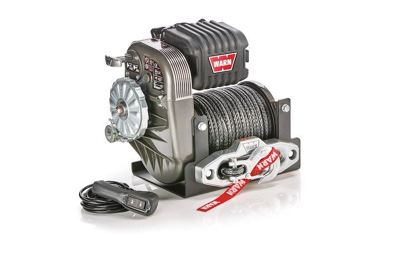WARN M8274-S Winch | 10,000 lb Upright Icon with 150ft Synthetic Rope & 6 HP Motor