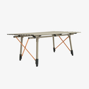 Inspired Overland Compact Camp Table – Adjustable Roll-Top Folding Table