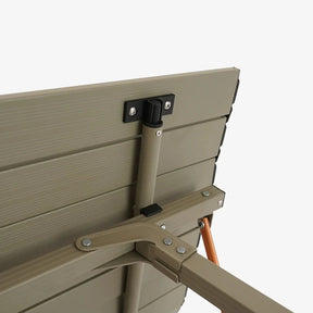 Inspired Overland Compact Camp Table – Adjustable Roll-Top Folding Table