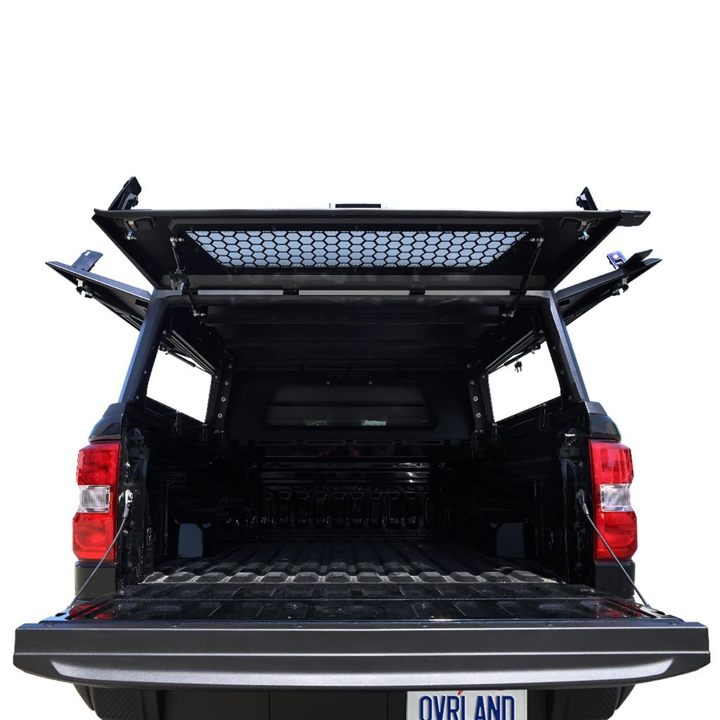 OVS Expedition Stainless Steel Truck Cap with Wing Doors For 2022-2026 Ford Maverick