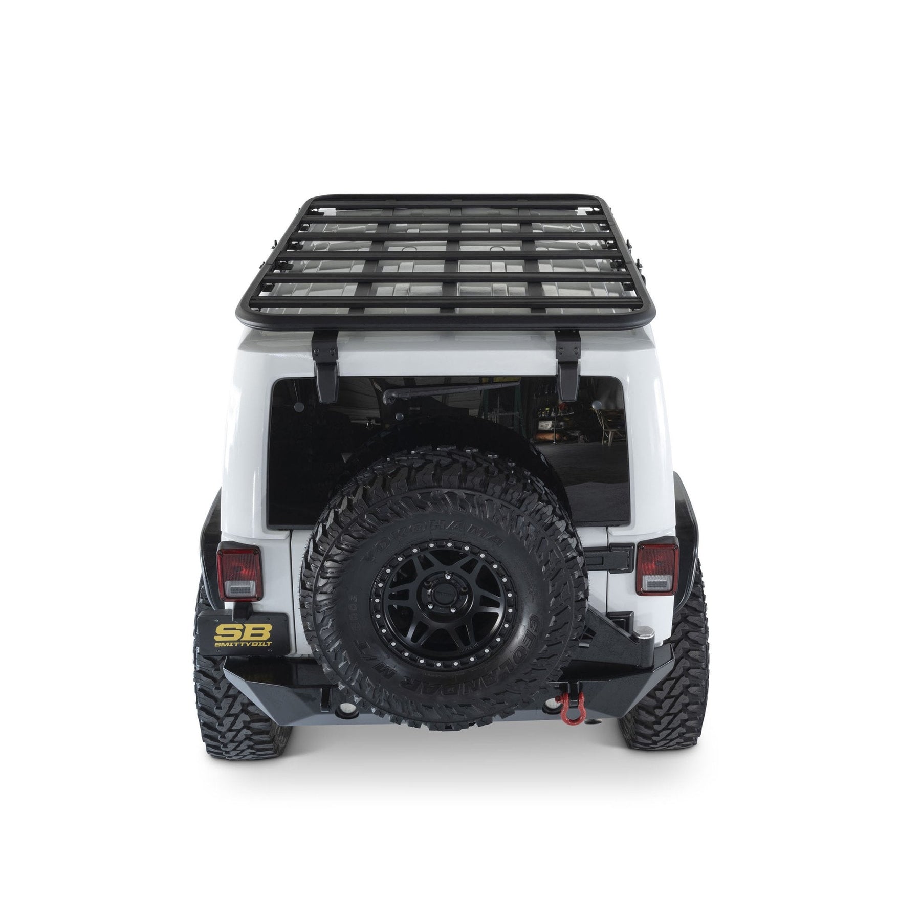 SmittyBilt Defender Series Roof Rack Platform Kit for 2007-2018 Jeep Wrangler JK (4 Door)