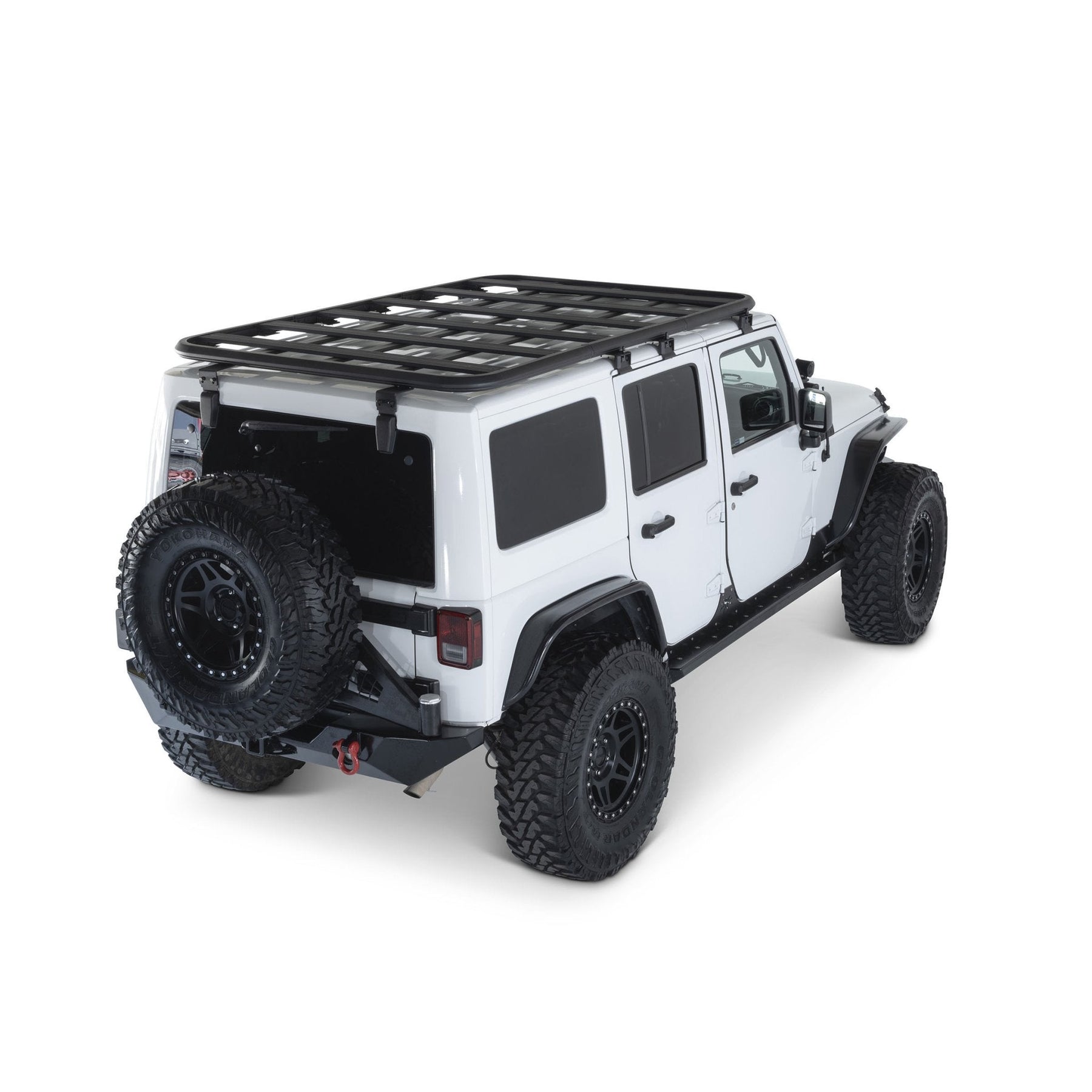 SmittyBilt Defender Series Roof Rack Platform Kit for 2007-2018 Jeep Wrangler JK (4 Door)