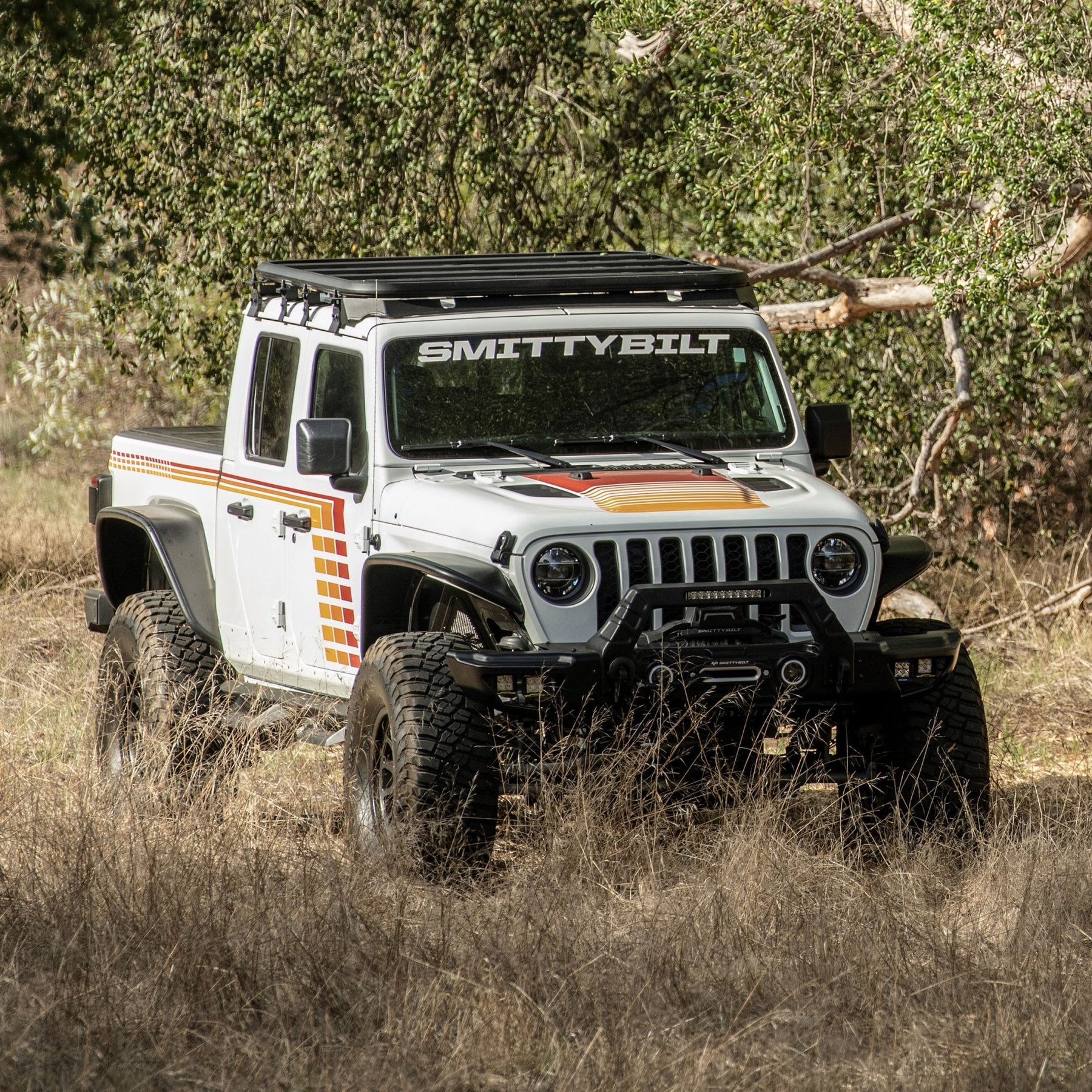 SmittyBilt Defender Series Roof Rack Platform Kit for 2020+ Jeep Gladiator JT