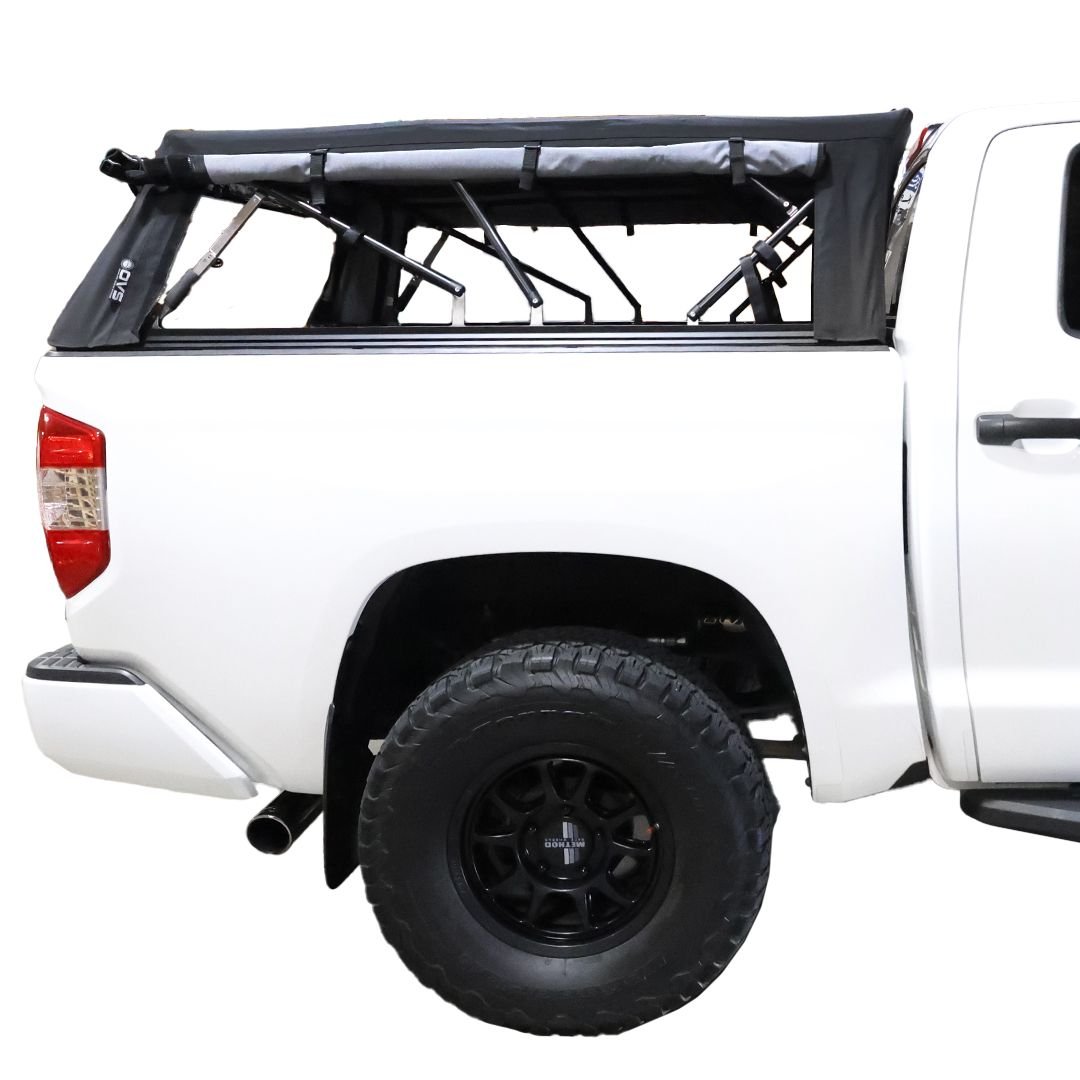 Explorer Soft Shell Foldable Bed Cap 2007-2021 Toyota Tundra 5.5' Bed | OVS Black Diamond