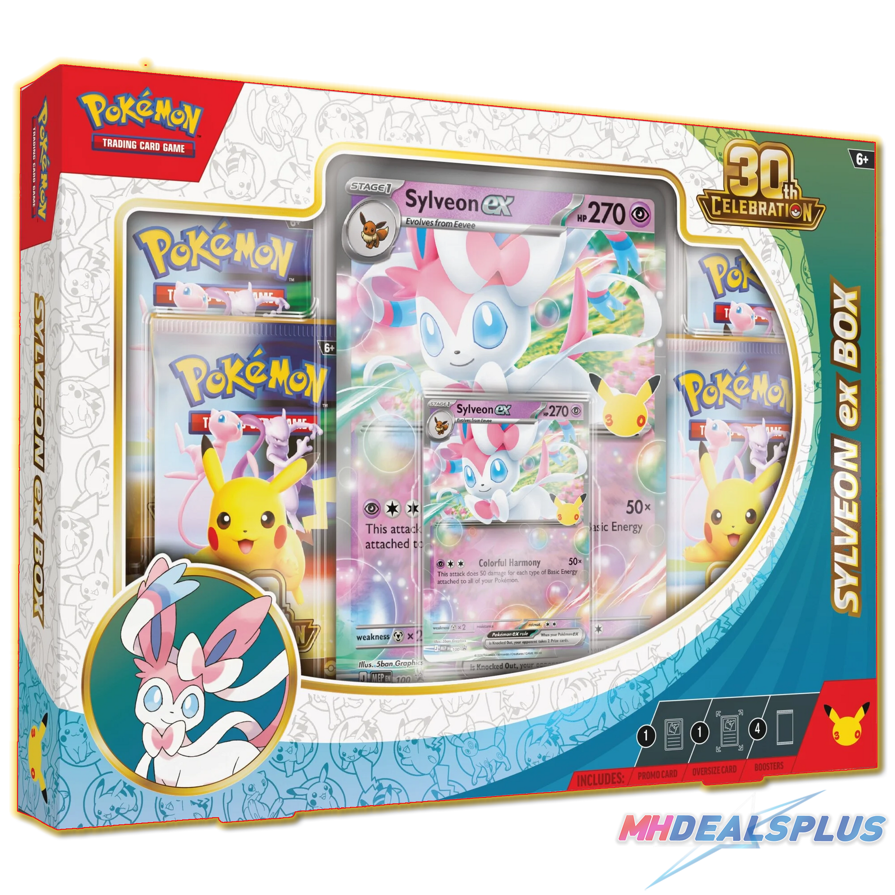 (Pre-Order) Pokemon 30th Celebration ex Box Set of 2 (Greninja ex/Sylveon ex)