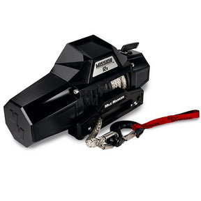 Mile Marker Mission Series Winch – 12V Military-Grade 12,000 lb Synthetic Rope Winch