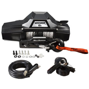 Mile Marker Mission Winch Series 10k - Covert Black