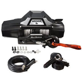 Mile Marker Mission Winch Series 8k - Covert Black