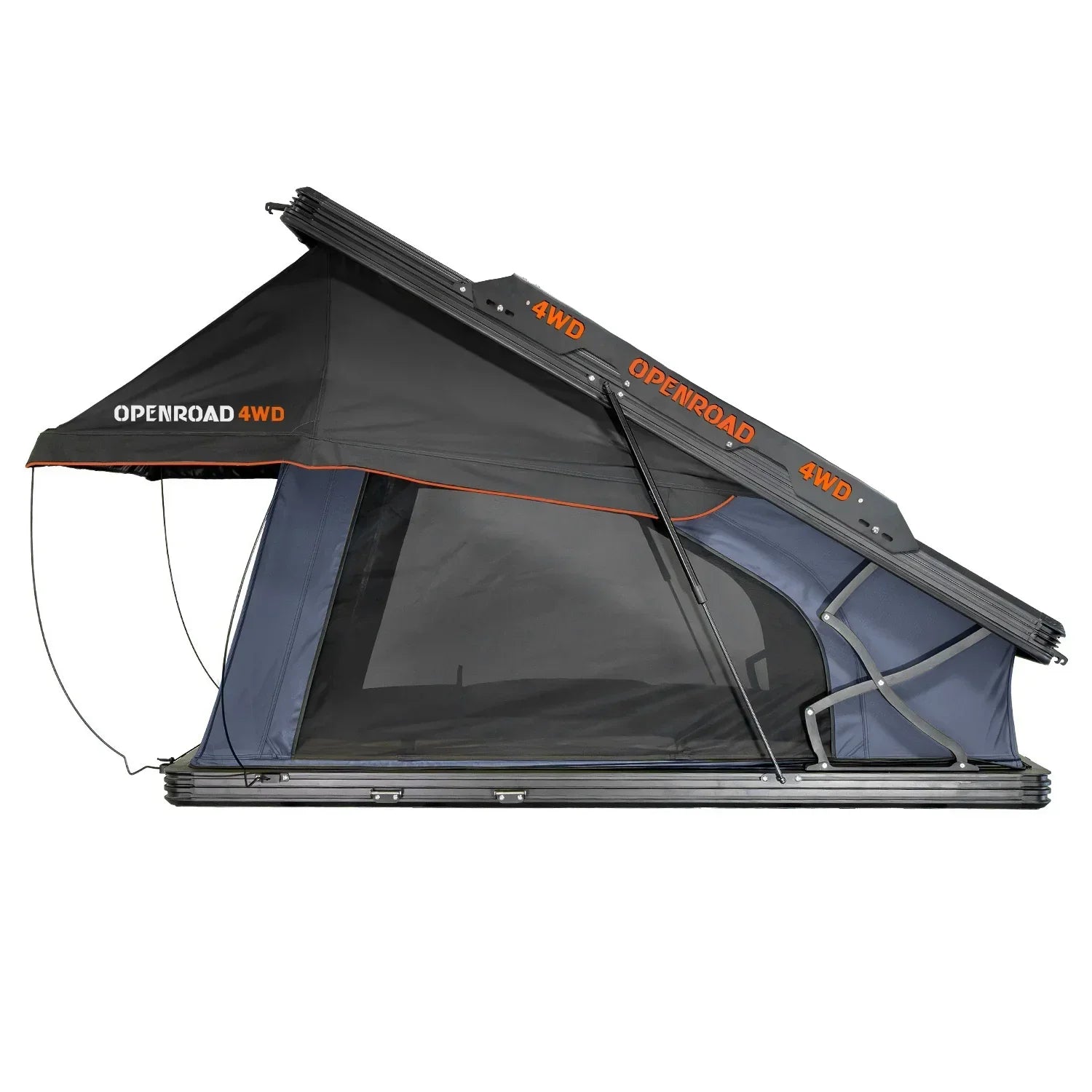 Openroad Aluminum Hard Shell V2 Rooftop Tent with LED Lights - 4 Season