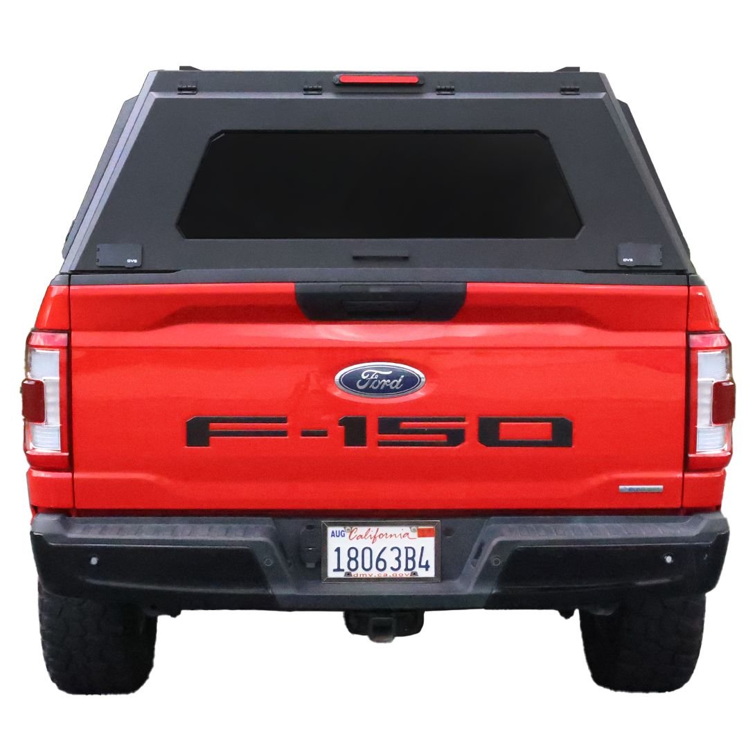 OVS Expedition Stainless Steel Truck Cap with Wing Doors For 2021-2026 Ford F-150 6.5ft Bed