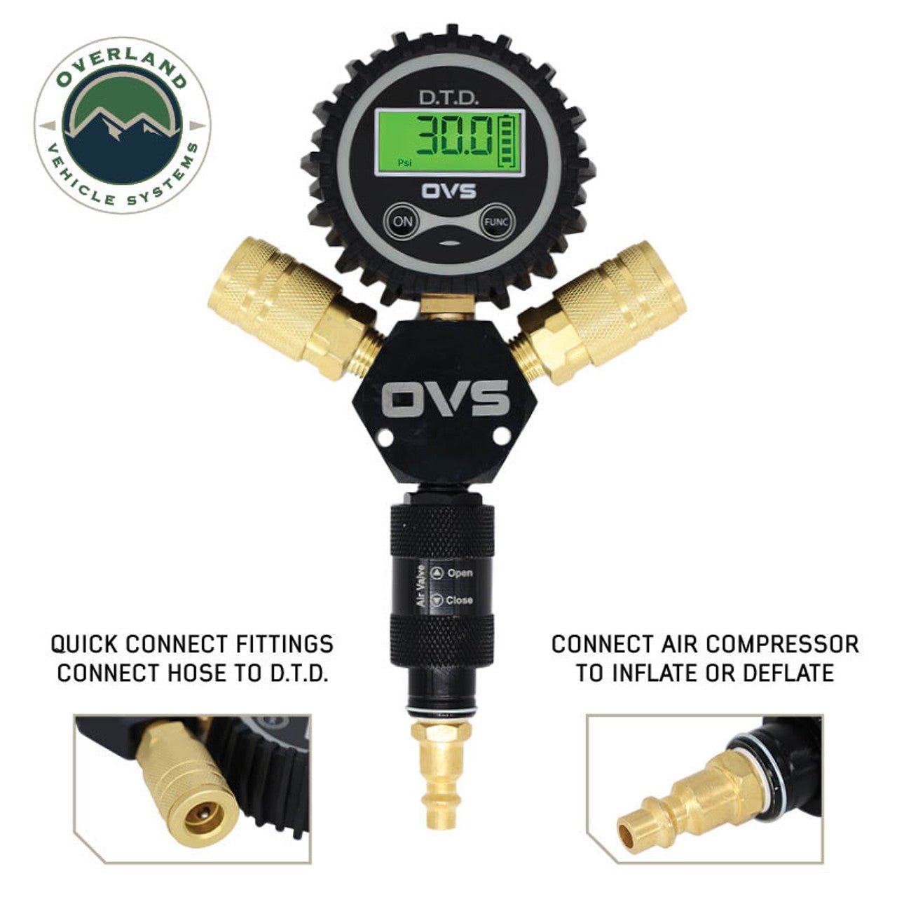 OVS Quick Tire Inflation / Deflation System Ultra-Fast Hose Kit