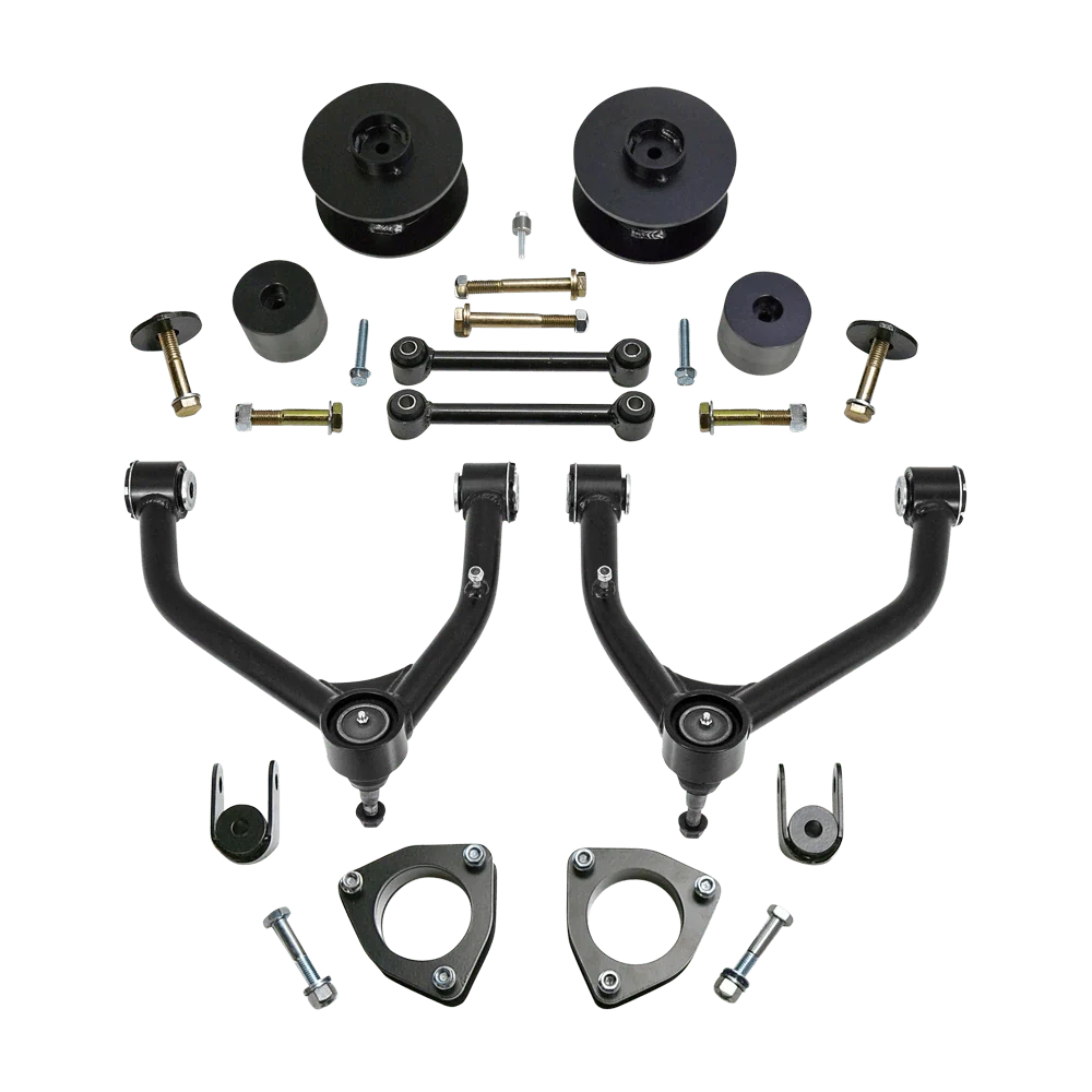ReadyLIFT 4" SST Lift Kit with 3" Rear Spacer with Upper Control Arms for Aluminum or Stamped Steel OE Upper Control Arms without Shocks for 2015-2020 Cadillac Escalade & Chevrolet Tahoe/Suburban & GMC Yukon