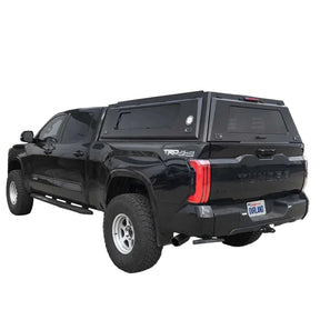OVS Expedition PRO+ Stainless Steel Truck Cap with Full Windows for 2024-2026 Toyota Tacoma 5ft