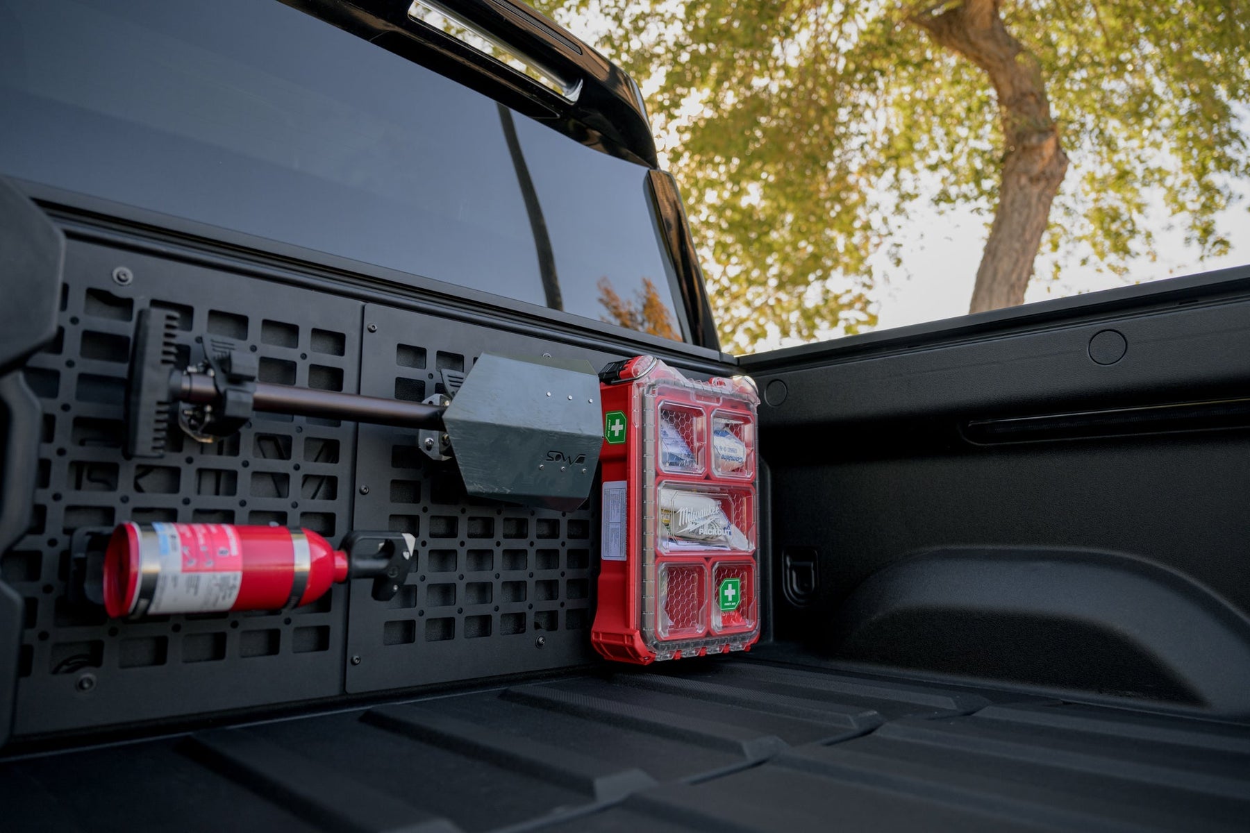 Rago Fabrication Truck Bed Molle Panels for 2022-2026 Rivian R1T - Recon Recovery