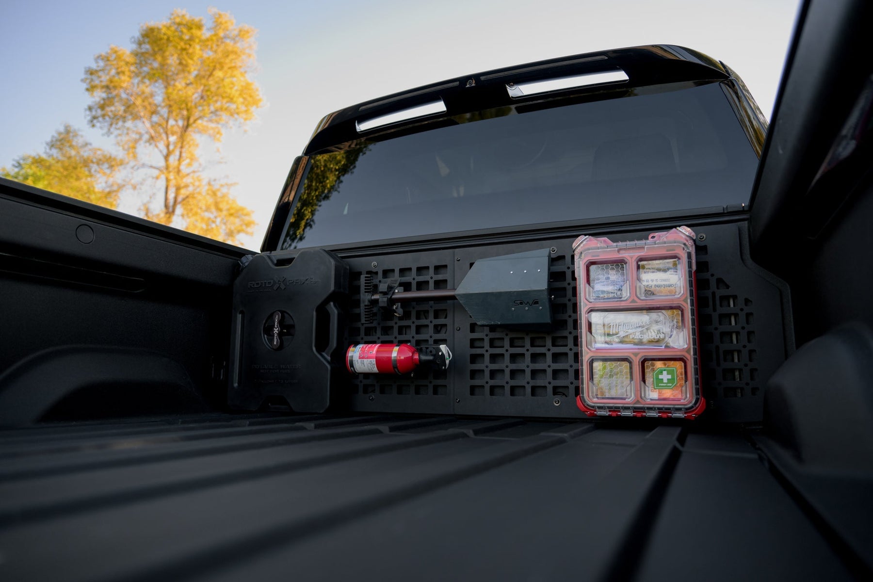 Rago Fabrication Truck Bed Molle Panels for 2022-2026 Rivian R1T - Recon Recovery