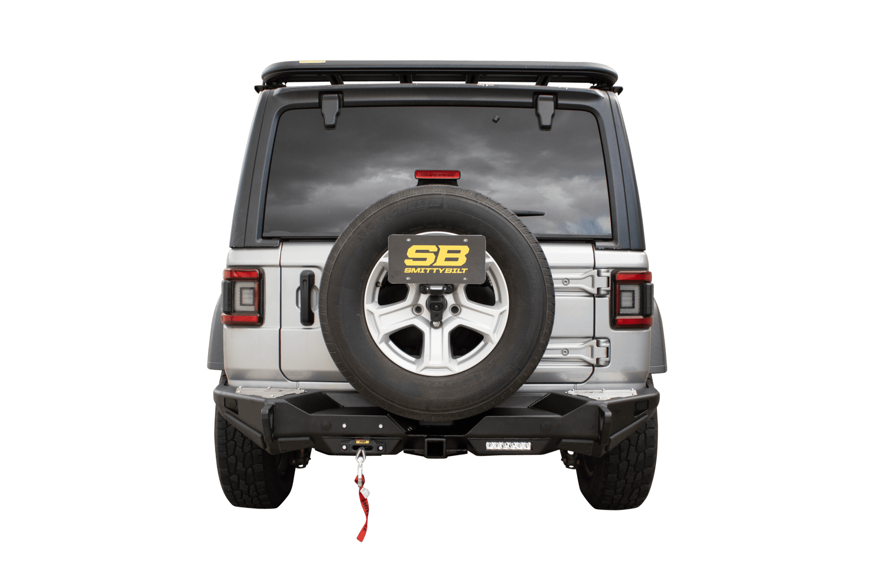 Smittybuilt XRC Gen3 Rear Winch Bumper with Hitch for 2018+ Jeep Wrangler JL
