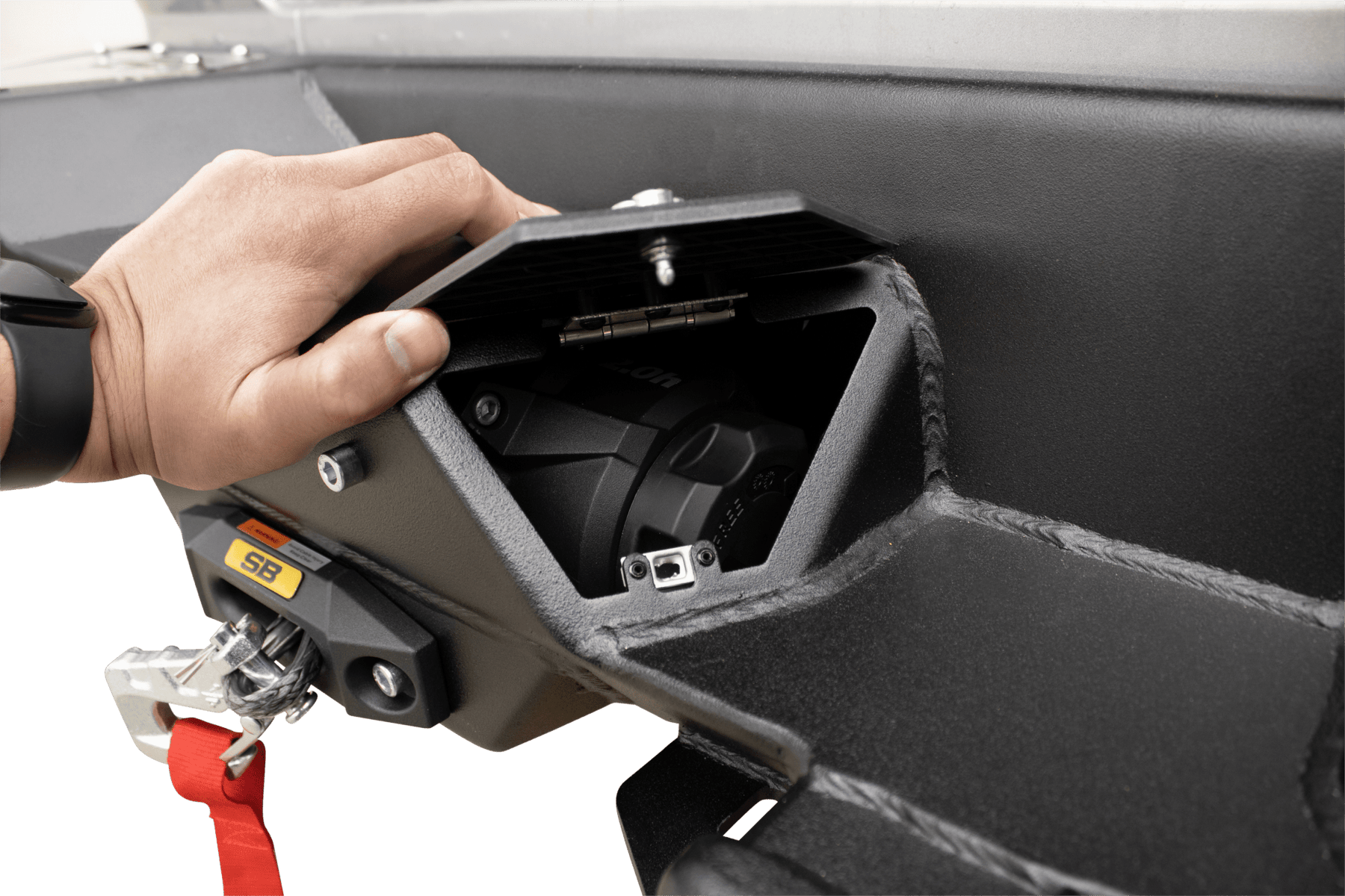Smittybuilt XRC Gen3 Rear Winch Bumper with Hitch for 2020+ Jeep Gladiator JT