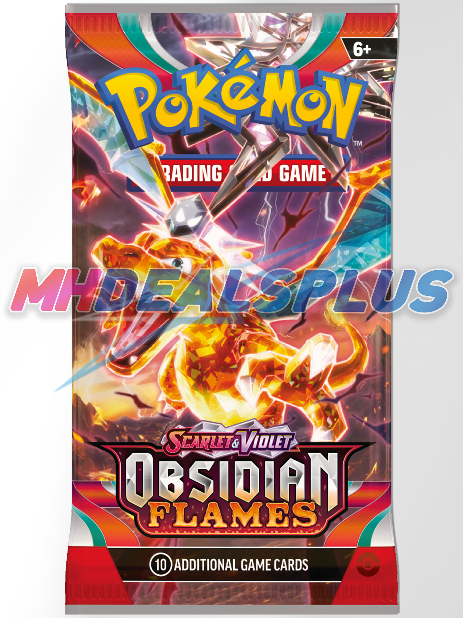 Pokemon Roaring Moon EX + Iron Valiant EX Box Sealed Case - 24 Booster Packs