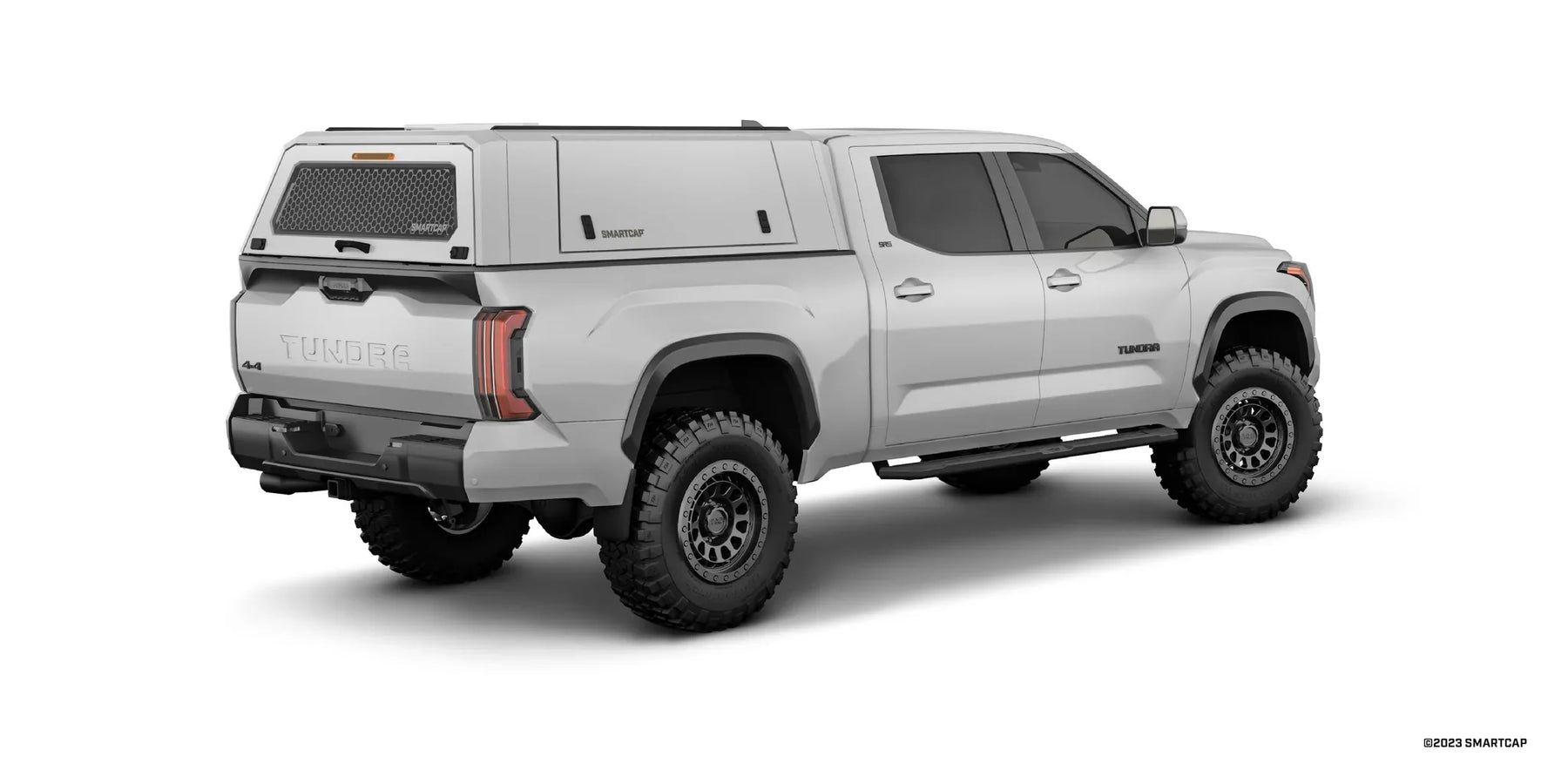 Smart Cap EVOc OEM White Bed Cap for 2022-2026 Toyota Tundra 5.5ft Bed