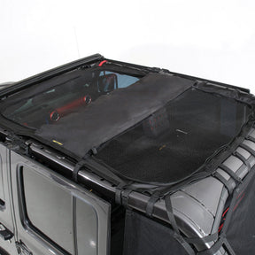 SmittyBilt Extended Bikini Shade Top w/ Skylights for 2018-2026 Jeep Wrangler JL 4 Door