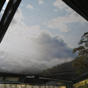 SmittyBilt Extended Bikini Shade Top w/ Skylights for 2018-2026 Jeep Wrangler JL 4 Door