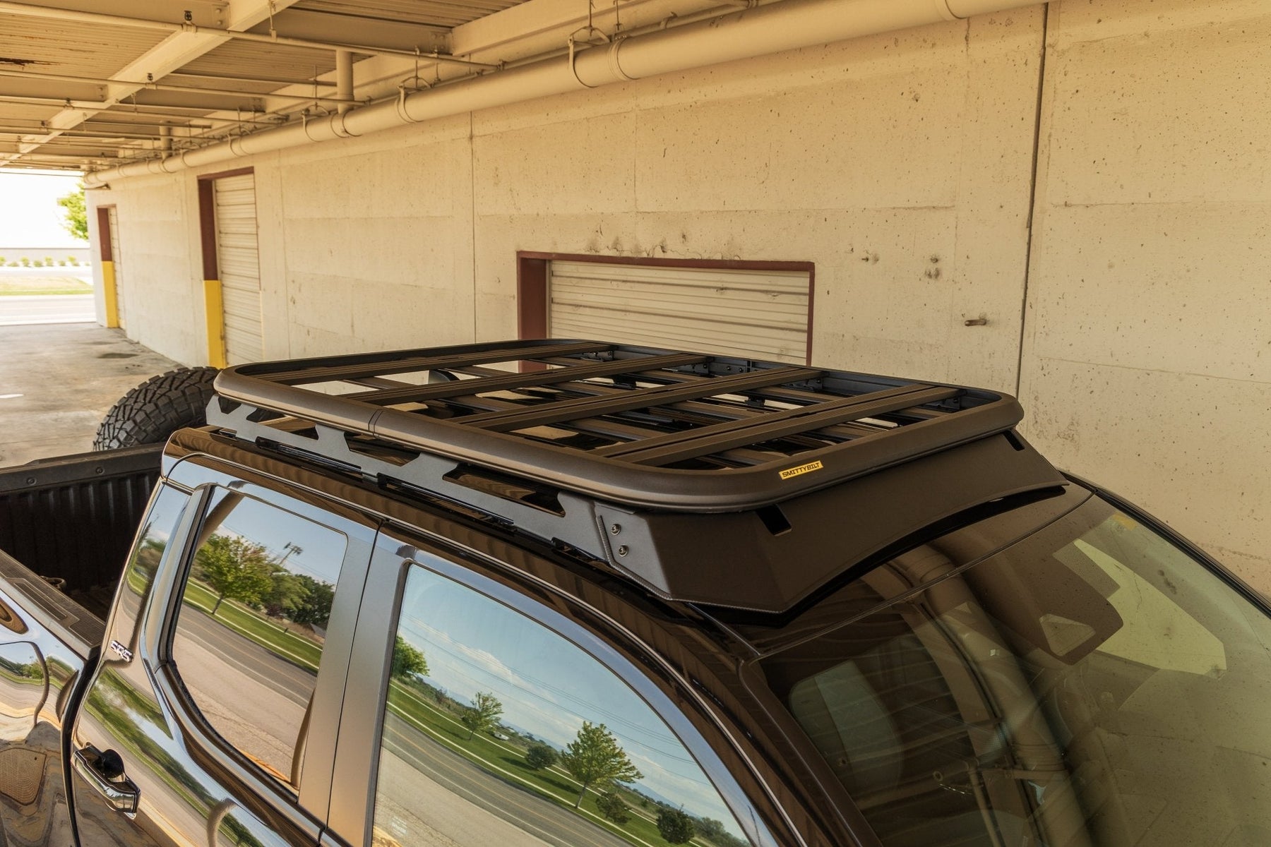 SmittyBilt Defender Series Flatform Roof Rack Kit for 2024-2026 Toyota Tacoma